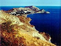 The town of Ordzonikidze in Crimea